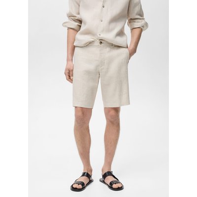 Bermuda slim-fit 100 % lin MANGO MAN