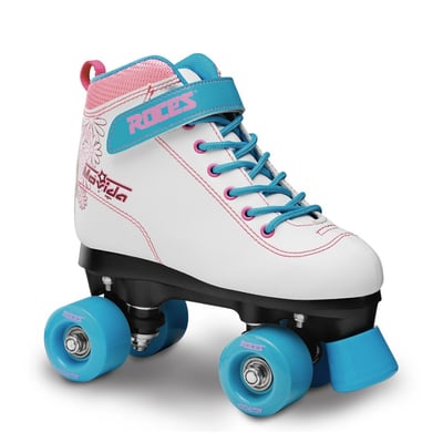 Quad  Movida art blanc/violet/bleu T37 ROCES