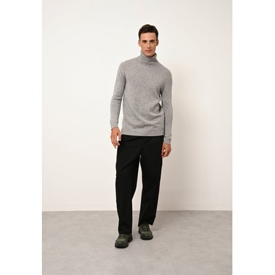 SACHA pull col roulé nuage chiné en cachemire JUST CASHMERE