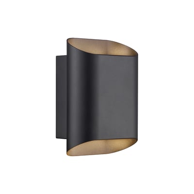 Applique murale extérieure ronde bidirectionnelle en métal, NICO 22 Maxi NORDLUX