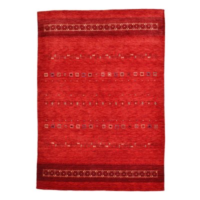 Tapis salon gabbeh Lori Dream Gold tissé main THEKO