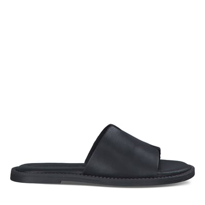 Mules plates en cuir TAMARIS