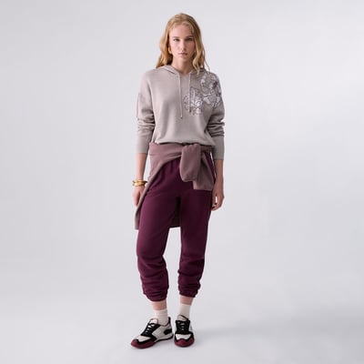 Sweat à capuche jacquard LIU JO