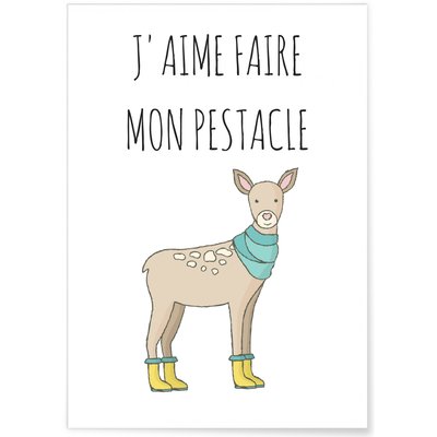 Affiche Mon Pestacle L'AFFICHERIE
