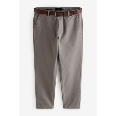 Pantalon chino doux coupe slim avec ceinture NEXT