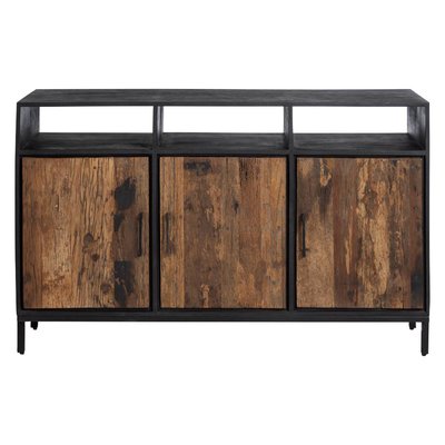 Buffet en bois recyclé et métal  IZIA MADE IN MEUBLES 