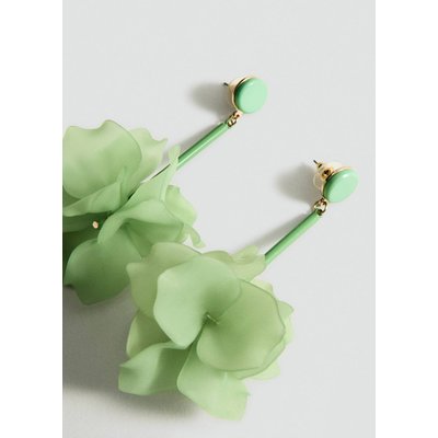 Boucles d'oreilles fleurs pendentifs MANGO