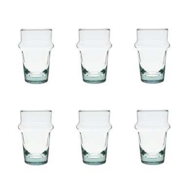 Lot de 6 gobelets à café en verre recyclé 8cl, BELDI NOVASTYL
