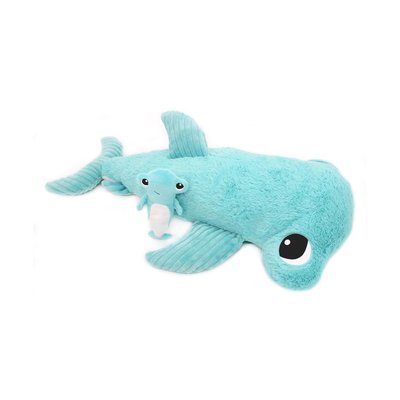 Les Déglingos Les PTIPOTOS by Peluche Clou Requin Marteau Maman  and  Bebe Bleu Aqua DEGLINGOS