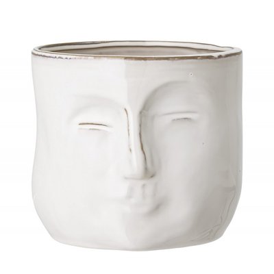 Cache-pot visage grès  Ignacia BLOOMINGVILLE