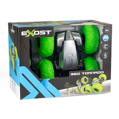 Voiture télécommandée tout terrain verte - exost - 360 tornado verte SILVERLIT