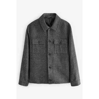 Veste-chemise en tissu brossé à carreaux NEXT