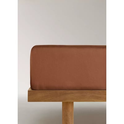 Drap-housse percale de coton lit 90 cm MANGO HOME