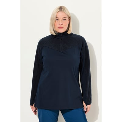 Sweat-shirt stretch à manches longues. ULLA POPKEN