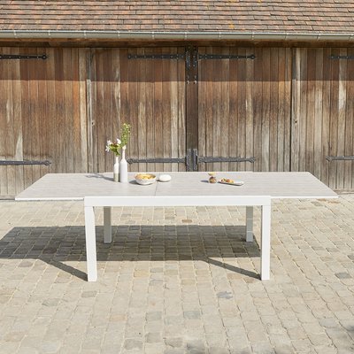 Table de jardin en aluminium extensible 6/10 places  TULUM BERAH GETAH