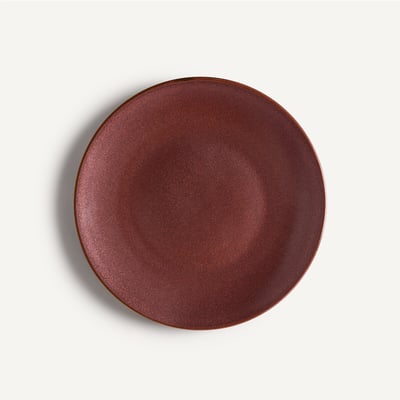 Set van 4 geglazuurde keramieken dessertborden, Kanso AM.PM