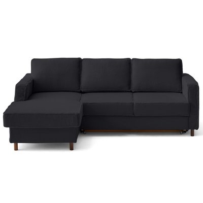 Canapé d'Angle Convertible en velours 4 places - JAKE LISA DESIGN