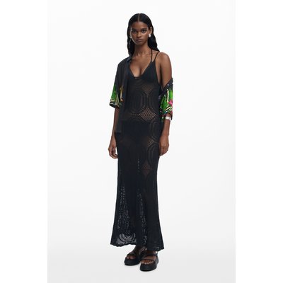Robe à bretelles en crochet DESIGUAL