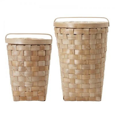 Panier avec couvercle Edition lot de 2 HOUSE DOCTOR