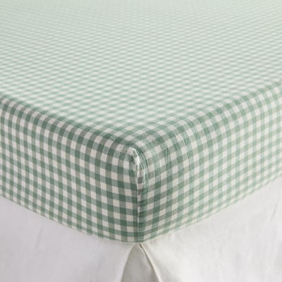 Lilou Cotton Fitted Sheet For Mattress Height 25cm LA REDOUTE INTERIEURS