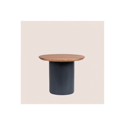 Table basse ronde contemporaine D50 en acacia - SAJO HELLIN, DEPUIS 1862