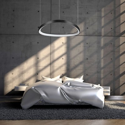 Suspension    lumière chaude  GEMINI IDEAL LUX