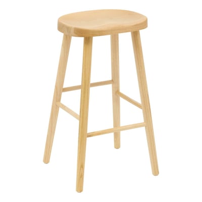 Tabouret de bar ovale en orme SENKA ATMOSPHERA