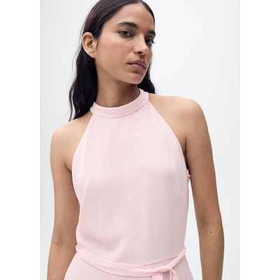Robe plissée emmanchures américaines MANGO