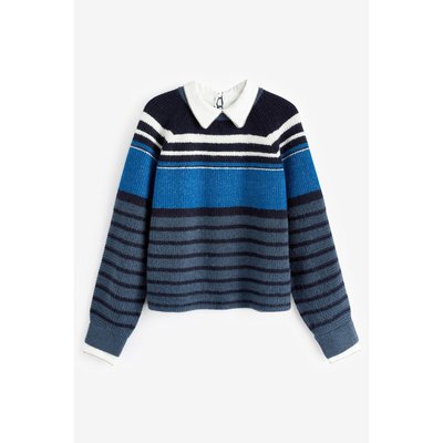 Pull à double épaisseur effet chemise NEXT