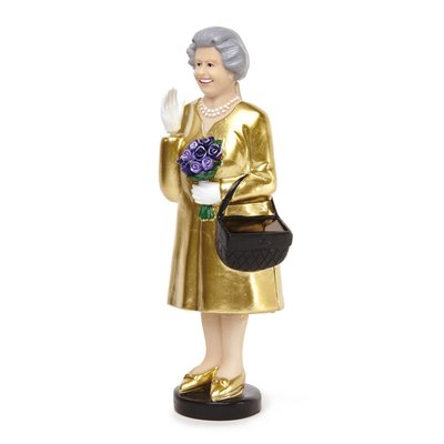 Figurine solaire reine d'angleterre KIKKERLAND