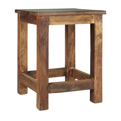 Table de chevet tabouret bois recyclé IB LAURSEN
