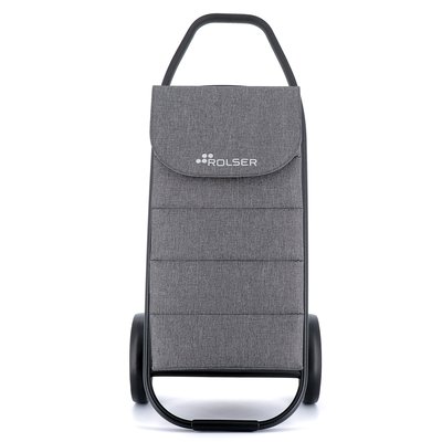 COM8 TWEED POLAR - Chariot de course 2 roues, élégant et tendance, parfait pour des courses avec style - Gris ROLSER