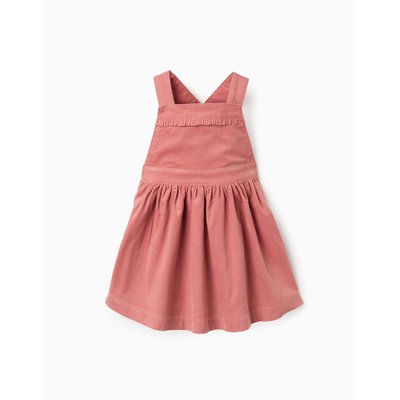 Robe-Salopette en Velours Côtelé avec Volants ZIPPY