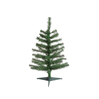 Sapin de Noël avec pied en plastique EDEN