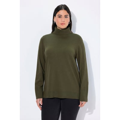 Pull col roulé, bords-côtes larges ULLA POPKEN