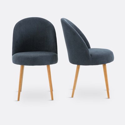 Set van 2 tafel fauteuils in geribd fluweel, Lenou LA REDOUTE INTERIEURS