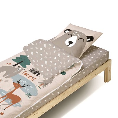Caradou® sans couette Forêt Parure de lit enfant BLEU CALIN