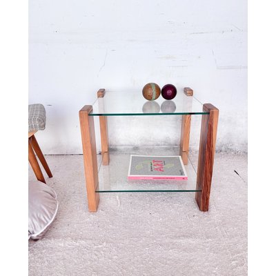 Table basse en verre Liv N°308 - Bon état DEBONGOUT