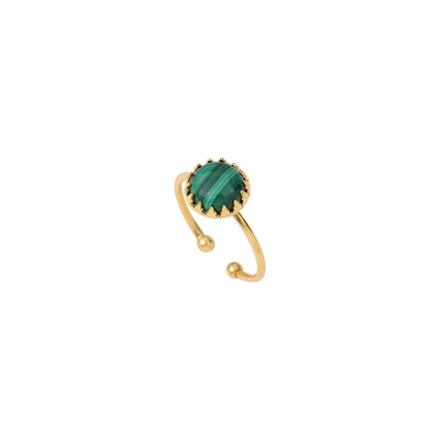 Bague cordelia malachite CAROLINE NAJMAN