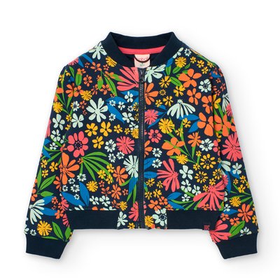 Bomber maille fleurs BOBOLI