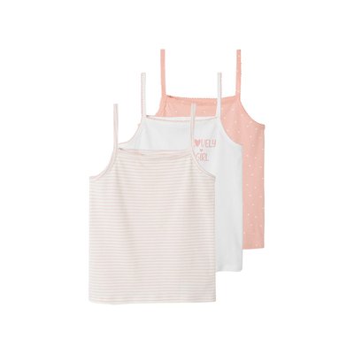 Lot de 3 débardeurs fantaisie BASICS VERTBAUDET