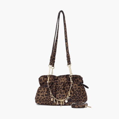 Sac porté épaule léopard Teana M LOLLIPOPS