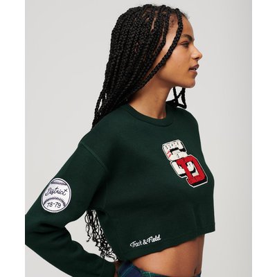 Pull ras du cou court Varsity SUPERDRY