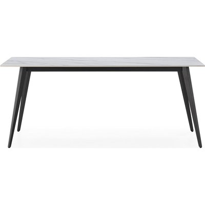 table de salle à manger céramique noire élégance contemporaine RECOLLECTION