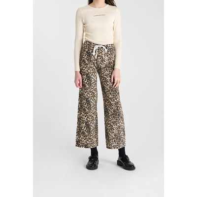 Pantalon droite en jeans ARASGI LE TEMPS DES CERISES