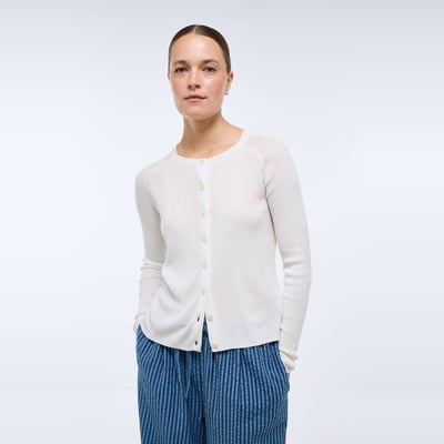 Cardigan manches longues en fine maille MONOPRIX
