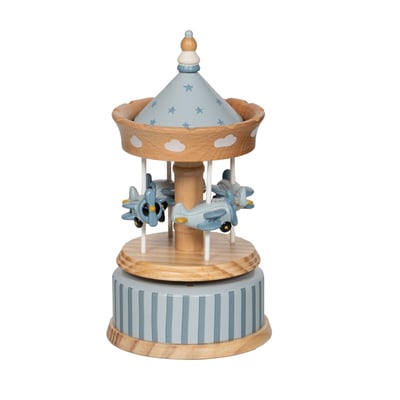 Carrousel musical Avion   en bois AMADEUS LES PETITS