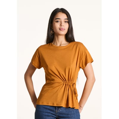 T-shirt fluide en lyocell et coton LA FEE MARABOUTEE