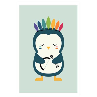 Affiche enfant pingouin HEXOA