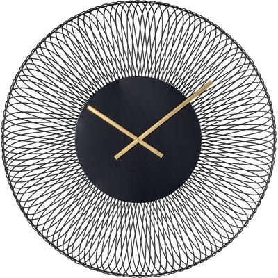 Horloge murale en fil de fer RECOLLECTION